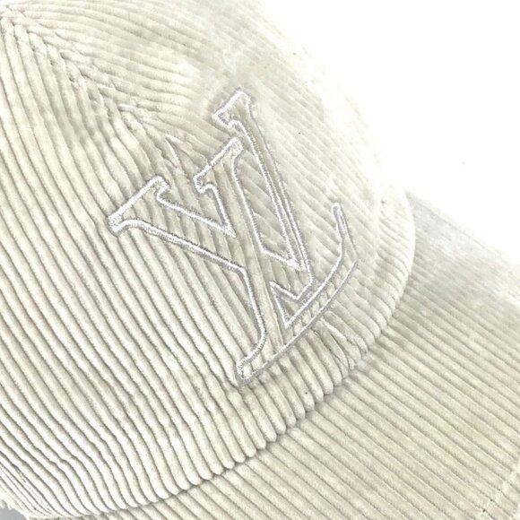 LOUIS VUITTON M7752L Cap LV Signature Corduroy hat cap baseball cap - Picture 3 of 14